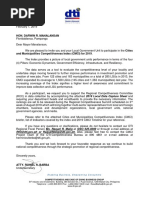 2019 CMCI Letter To Floridablanca, Pampanga