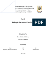 Rolling & Extrusion Case Study