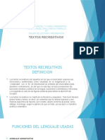 Presentacion Textos Recreativos