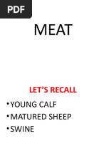 Composition of Meat