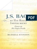 Bach at His Royal Instrument - Essays On His Organ Works - Russell Stinson PDF