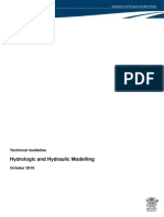 Hydrologic and Hydraulic Modelling: Technical Guideline