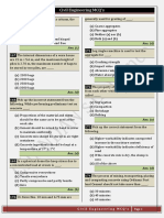 Civil Engineering MCQ'S: Ans. (C) Ans. (D)