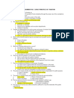 Assignment 1 Answer Key