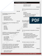 Civil Engineering MCQ's