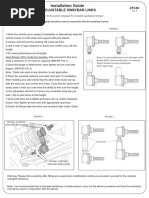 Installation Guide: Adjustable Swaybar Links