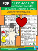 Cat Hat Green Eggs Guided Reading