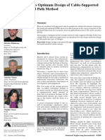 A First Approach To Optimum Design of Cable-Supported Bridges Using Load Path Method