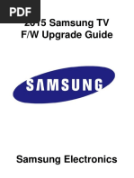 2015 Samsung TV F/W Upgrade Guide