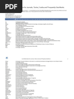 List of Abbreviations For Journals, Series, Lexika and °frequently Cited Works