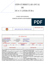 Pca Lengua y Literatura 4 Egb