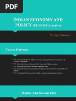 Session 1. INDIAN ECONOMY AND POLICY