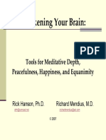 Awakening Your Brain:: Tools For Meditative Depth, Peacefulness, Happiness, and Equanimity