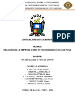 Mapa Conceptual de La Relacion de La Empresa Con Los Pcga