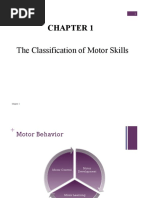 The Classification of Motor Skills