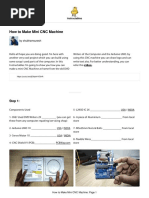 How To Make Mini CNC Machine: Step 1