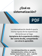 Qué Es Sistematización