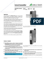 SINEAX V 604, Programmable Universal Transmitter Sineax V 604 Programmable Universal Transmitter