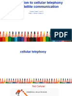 5 - Introduction To Cellular Telephony and Satellite Communication.