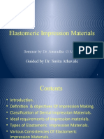 Elastomeric Impression Materials