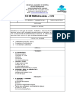 Ciências - Plano Anual Ensino 2020 6º Ao 9º