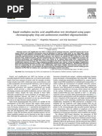 Rapid Multiplex Nucleic Acid Ampli Fication Test Developed Using Paper Chromatography Chip and Azobenzene-Modi Fied Oligonucleotides