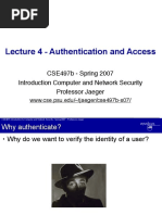 Cse497b Lecture 4 Authorization PDF