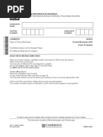 Cambridge International General Certificate of Secondary Education