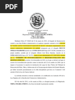 Medida-Requisitos Sentencia TSJ Venezuela