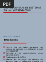 Teoria General de Sistemas Completo