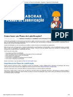 Como Fazer Um Plano de Lubrificação - Engeteles - Engenharia de Manutenção