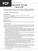 Programma Classe A28 (2016)