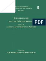 (Kierkegaard Research - Sources, Reception and Resources 2) Katalin Nun, Jon Stewart (Eds.) - Kierkegaard and The Greek World. Tome II - Aristotle and Other Greek Authors-Routledge (2016)