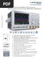 Mixed Signal Oscilloscope HMO3002 (HMO3004)