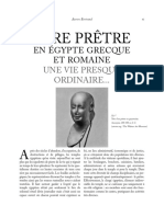 A Bertrand, Être Prêtre en Égypte Grecque Et Romaine PDF