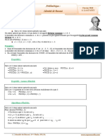 Cours Math - Arithmétique Identité de Bezout - Bac Math (2009-2010) MR Abdelbasset Laataoui