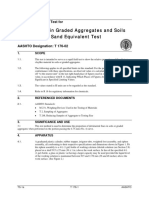 AASHTO T 176-02 Plastic Fines in Graded Aggregates and Soils by Use of The Sand Equivalent Test-Final