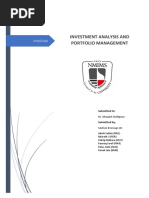 Investment Analysis and Portfolio Management: Submitted To