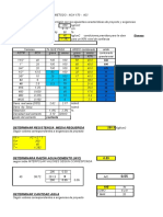 Dosificacion-Nch-170, Datos Probetas Cilindricas