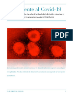 Dióxido de Cloro Frente Al Covid-19 Determinación de La Efectividad Del Dióxido de Cloro Por Vía Oral en El Tratamiento Del COVID-19