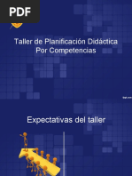 Taller de Planificacion Por Competencias