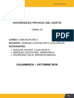 T2 - Comunicación 2 - Aguilar Chávez - Lucía Nicold - Márquez Goicochea - Karen Malu - Rodriguez Celiz - Brandon Manuel