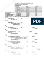 Assignment Based On Session 2