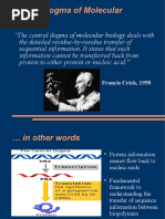 Central Dogma of Molecular Biology