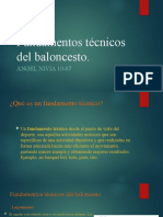 Fundamentos Técnicos Del Baloncesto