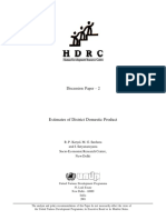 Estimates District Domestic Product