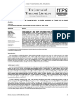 Effect of Driver's Personal Characteristics On Traffic Accidents in Tabuk City in Saudi Arabia