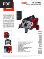 RT-EW 180: Electric Welding Machine