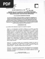 Decreto Municipal No 1000-0742