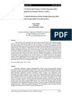 Bio-Assay Test On The Result of Indoor Residual Spraying (IRS) Application in Malaria Disease Control